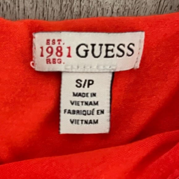Guess flowy sheer coral orange bodysuit - Picture 11 of 12